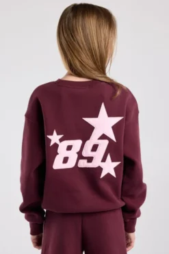 America Today Truien & Vesten|New In^sweater Stazie Jr oversized sweater met front en back patch