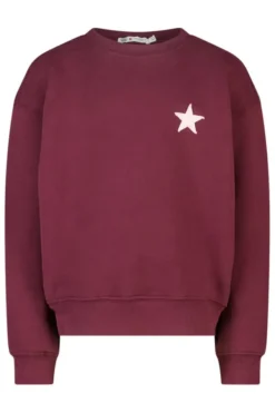 America Today Truien & Vesten|New In^sweater Stazie Jr oversized sweater met front en back patch