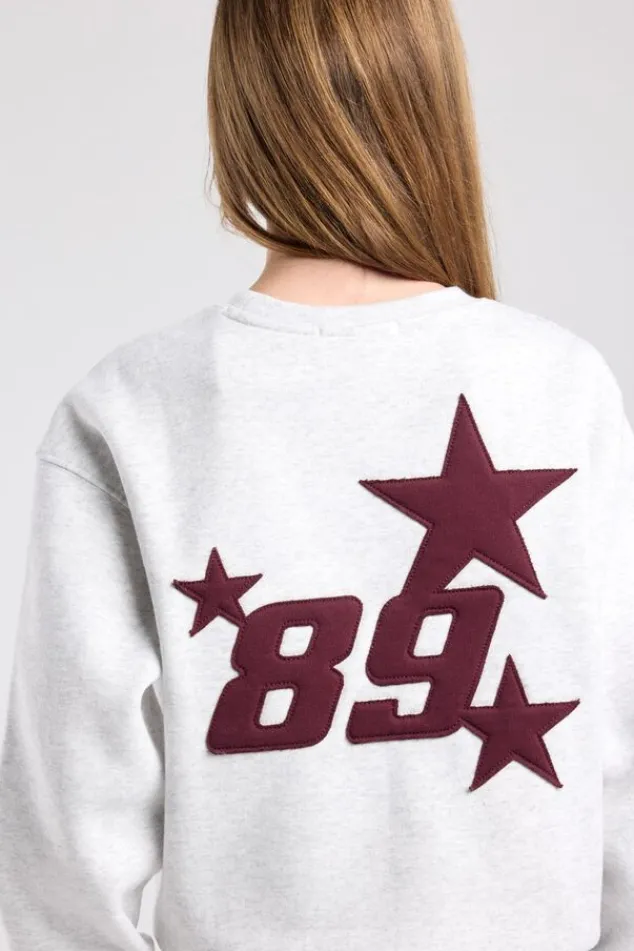 America Today Truien & Vesten|New In^sweater Stazie Jr Oversized sweater met front en back patch