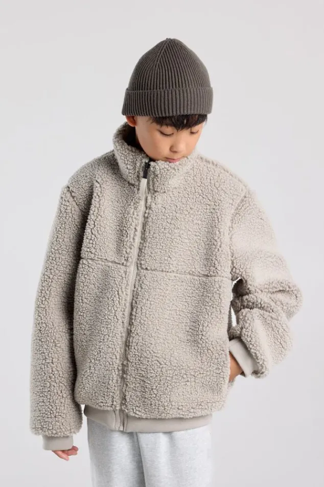 America Today Sweaters & Hoodies|New In^Teddy vest Bodhi Jr gevoerd teddy vest met aantrekkoorden
