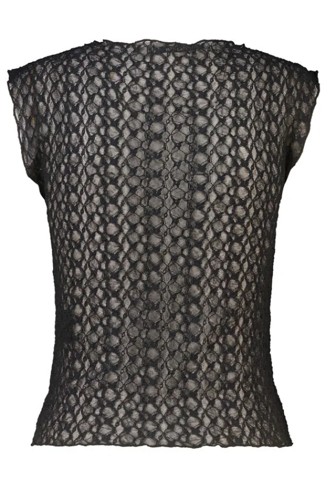 America Today New In|T-Shirts & Tops^Top Gini ouwoze kanten top et V-ha en knoopje
