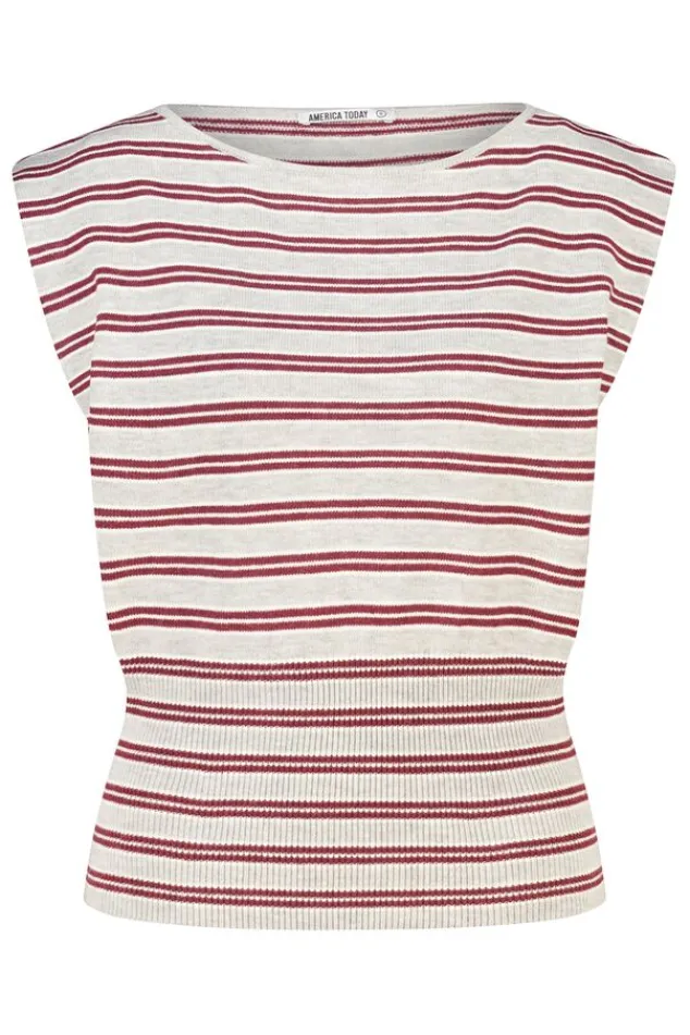 America Today New In|T-Shirts & Tops^Top Kait ouwoze gebreide top