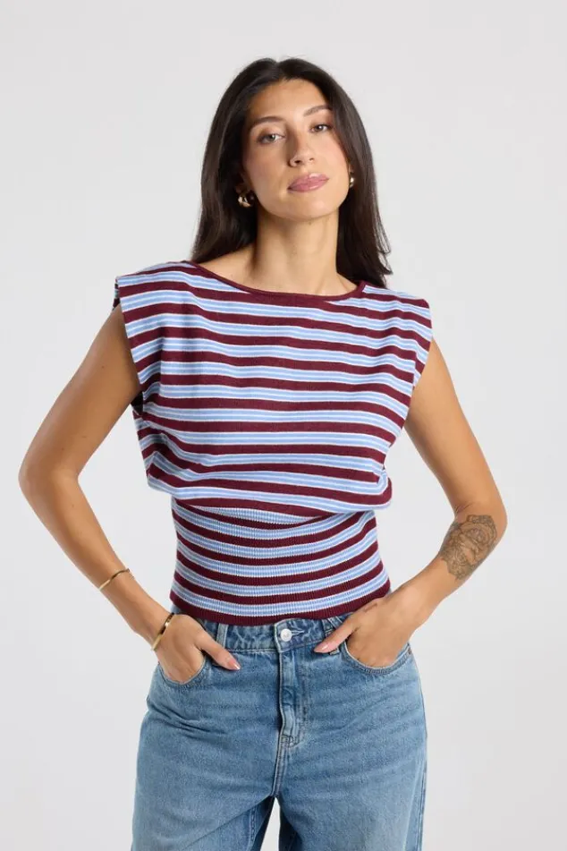 America Today New In|T-Shirts & Tops^Top Kait ouwoze gebreide top