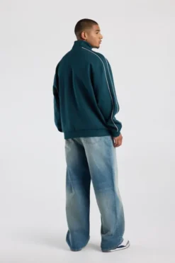 America Today Truien & Vesten|New In^Track jacket Bobby reaxed fit track jacket et piping detai