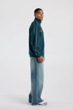 America Today Truien & Vesten|New In^Track jacket Bobby reaxed fit track jacket et piping detai