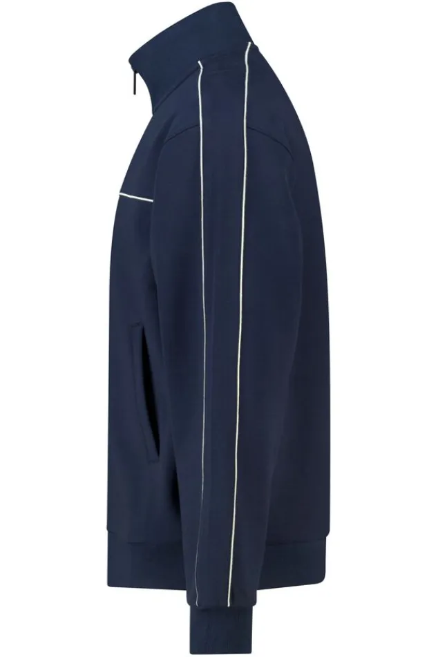 America Today Truien & Vesten|New In^Track jacket Bobby reaxed fit track jacket et piping detai