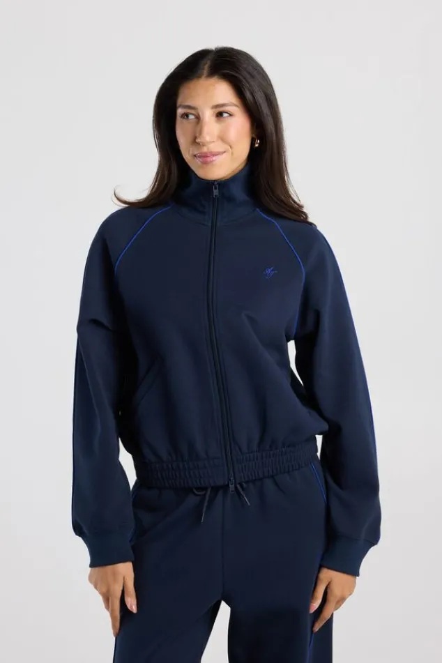 America Today New In|Truien & Vesten^Track jacket una overized track jacket et optaande kraag
