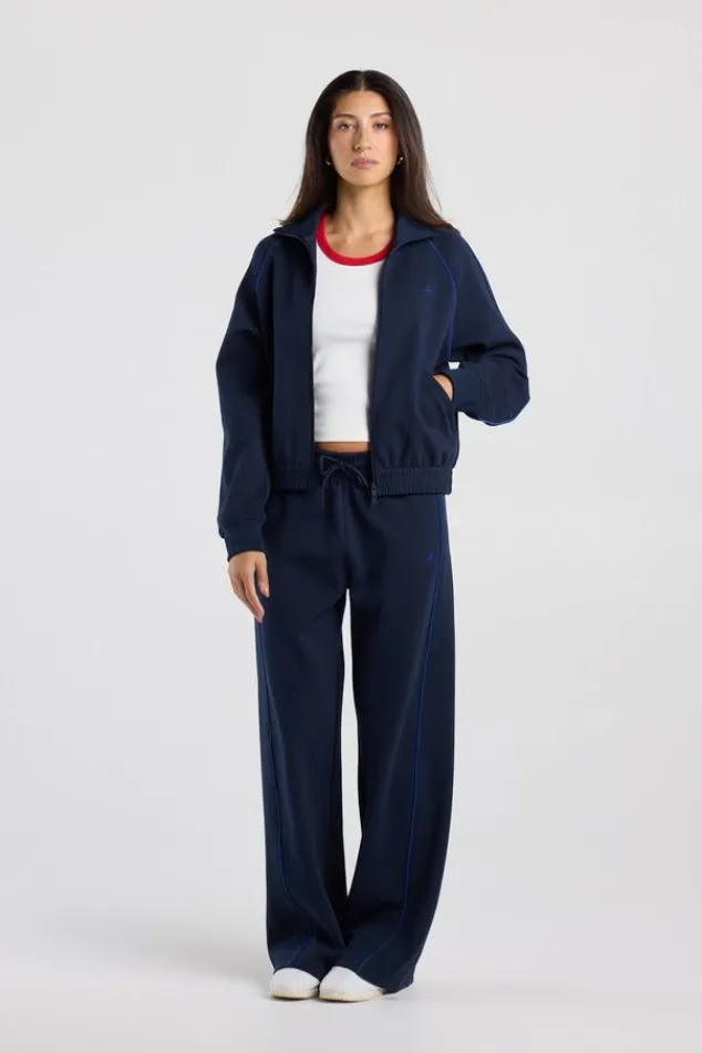 America Today New In|Truien & Vesten^Track jacket una overized track jacket et optaande kraag