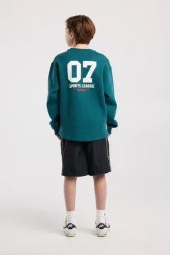 America Today Shorts^Track short Nessie Jr elastische taille met ritszak achter