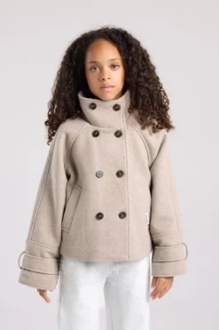 America Today Jassen & Regenjassen|New In^Trenchcoat Jany jr korte trenchcoat met opstaande kraag