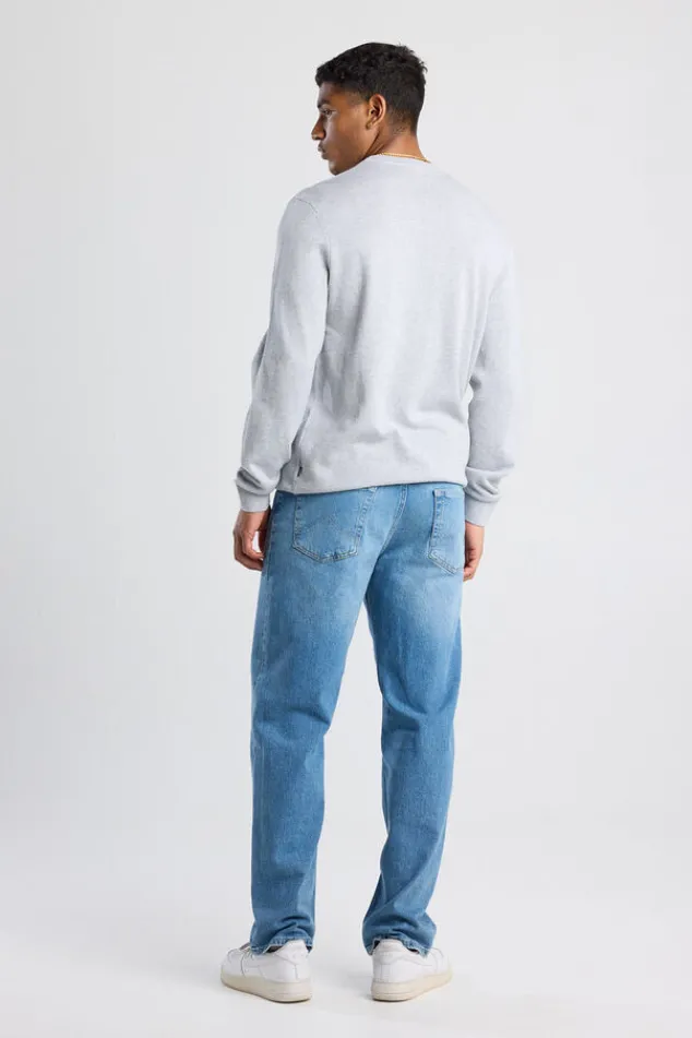 America Today Truien & Vesten|Knitwear^Trui Keith Heren puover in reguar fit et ronde haijn