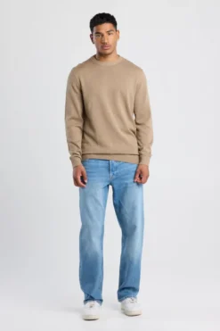 America Today Truien & Vesten|Knitwear^Trui Keith Heren puover in reguar fit et ronde haijn