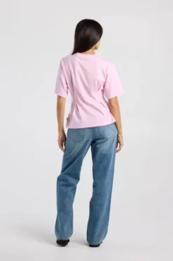 America Today New In|T-Shirts & Tops^T-hirt Edia fitted T-hirt et wijde ouwen