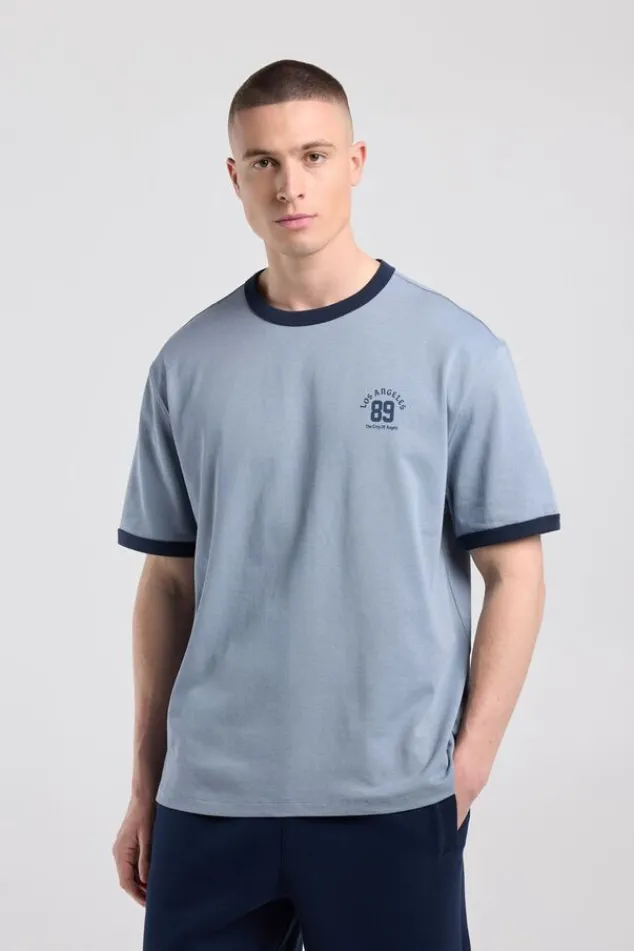 America Today T-Shirts & Polo’S^T-hirt Edi crewneck ringer t-hirt