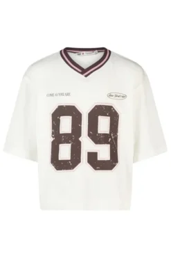 America Today T-Shirts & Tops|New In^T-shirt Elba Jr oversized boxy t-shirt met front prints