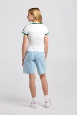 America Today T-Shirts & Tops^T-shirt Elieke Jr fitted ringer t-shirt