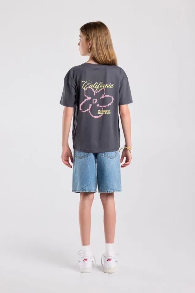 America Today T-Shirts & Tops|New In^T-shirt Elira Jr loose fit T-shirt met borst- en rugprint