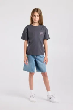 America Today T-Shirts & Tops|New In^T-shirt Elira Jr loose fit T-shirt met borst- en rugprint