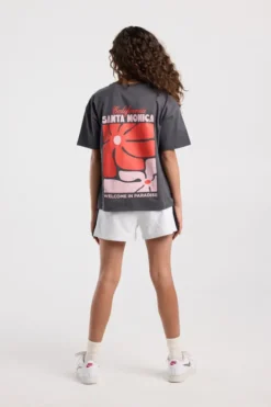America Today T-Shirts & Tops^T-shirt Ellinor Jr loose fit t-shirt van biologisch katoen met print