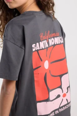 America Today T-Shirts & Tops^T-shirt Ellinor Jr loose fit t-shirt van biologisch katoen met print