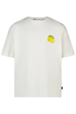 America Today T-Shirts & Tops^T-shirt Ellinor Jr loose fit t-shirt van biologisch katoen met print