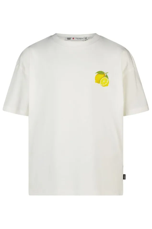 America Today T-Shirts & Tops^T-shirt Ellinor Jr loose fit t-shirt van biologisch katoen met print