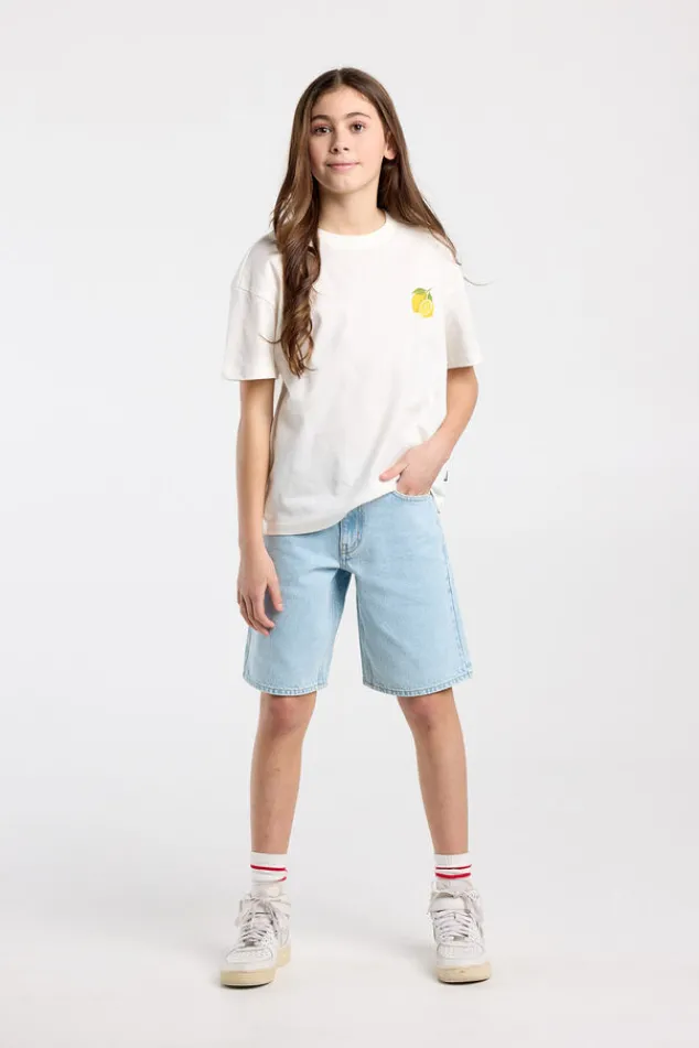 America Today T-Shirts & Tops^T-shirt Ellinor Jr loose fit t-shirt van biologisch katoen met print
