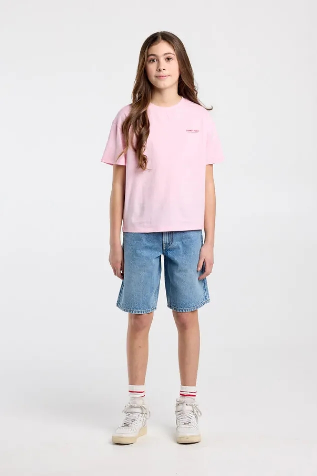 America Today T-Shirts & Tops^T-shirt Ellinor Jr loose fit t-shirt van biologisch katoen met print