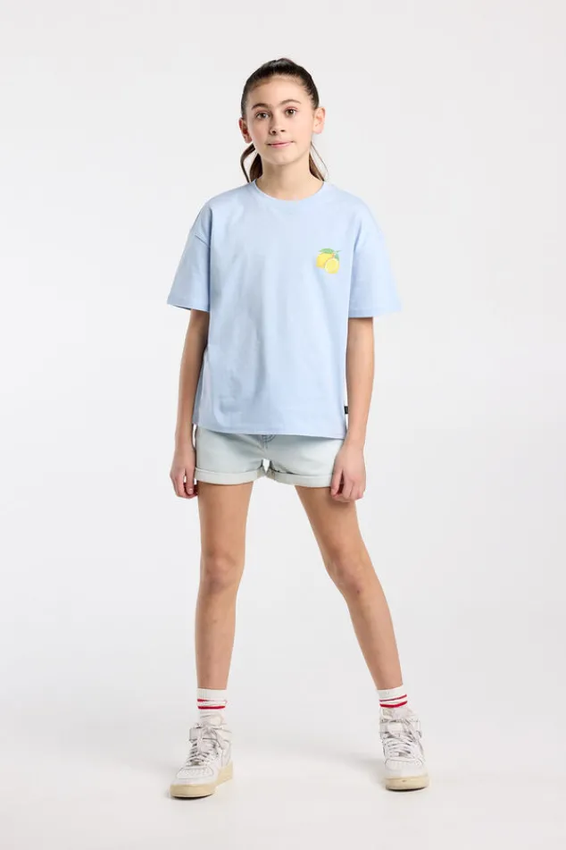 America Today T-Shirts & Tops^T-shirt Ellinor Jr loose fit t-shirt van biologisch katoen met print