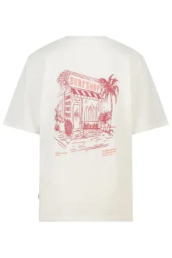 America Today T-Shirts & Tops^T-hirt Einor ooe fit t-hirt et print op bort en rug