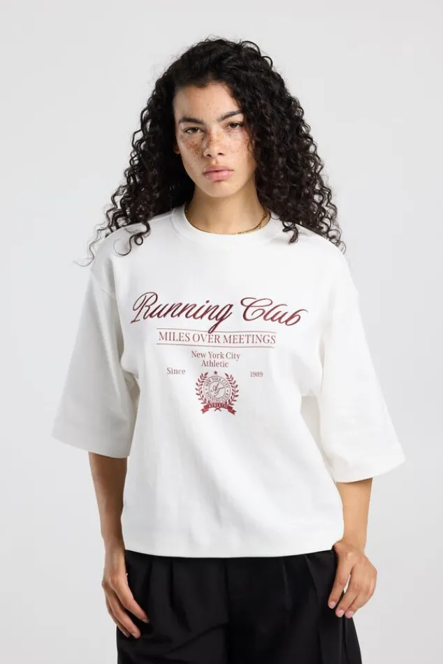 America Today New In|T-Shirts & Tops^T-hirt Enid overized T-hirt et print