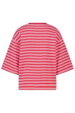 America Today New In|T-Shirts & Tops^T-hirt Enid overized t-hirt et trepen patroon