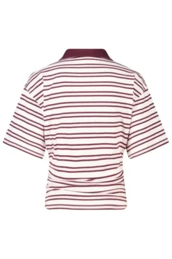 America Today New In|T-Shirts & Tops^T-hirt Enia i fit T-hirt et pookraag en treepdein