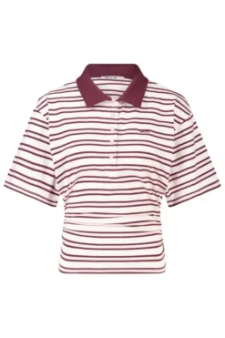 America Today New In|T-Shirts & Tops^T-hirt Enia i fit T-hirt et pookraag en treepdein