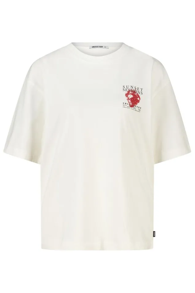 America Today T-Shirts & Tops^T-hirt Enna overized t-hirt et print op de achterkant