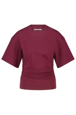 America Today Bestsellers|T-Shirts & Tops^T-hirt Erin t-hirt et crunched zijnaad en borduurwerk achter