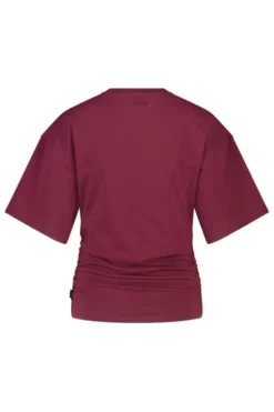 America Today Bestsellers|T-Shirts & Tops^T-hirt Erin t-hirt et crunched zijnaad en borduurwerk achter