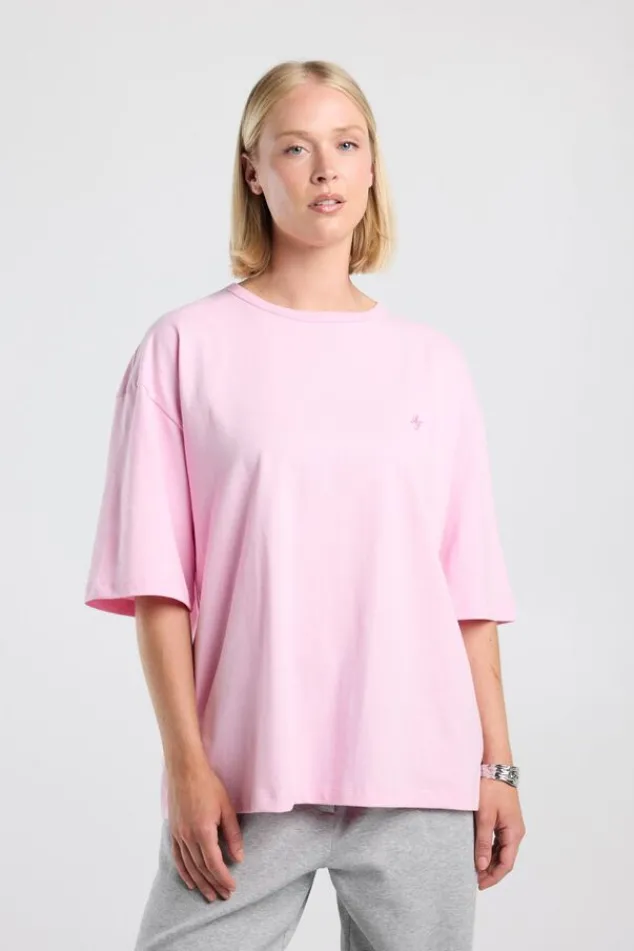 America Today New In|T-Shirts & Tops^T-shirt Essa oversized T-shirt met borstborduring