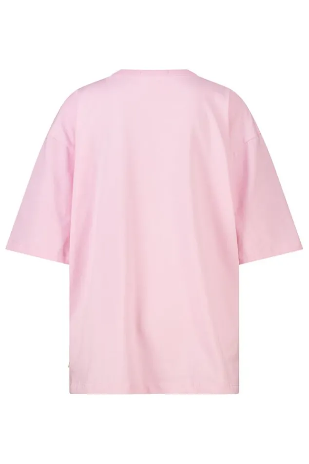 America Today New In|T-Shirts & Tops^T-shirt Essa oversized T-shirt met borstborduring