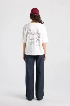 America Today New In|T-Shirts & Tops^T-hirt Etee overized T-hirt et chet en back print