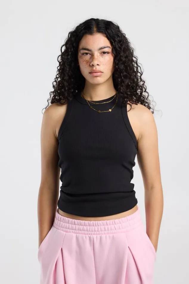 America Today New In|Ondergoed & Lounge^T-hirt Gia ouwoo t-hirt van geribbede tof