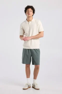 America Today T-Shirts & Polo’S^T-hirt Kaj knit poo t-hirt et knoopuiting en geborduurde trepen
