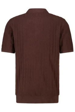 America Today T-Shirts & Polo’S^T-hirt Kaj knit poo t-hirt et knoopuiting en geborduurde trepen