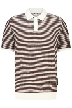 America Today T-Shirts & Polo’S^T-hirt Kenneth knit poo t-hirt et knoopuiting en trepen