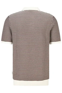 America Today T-Shirts & Polo’S^T-hirt Kenneth knit poo t-hirt et knoopuiting en trepen